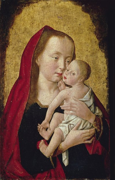 Madonna mit Kind von Master of St. Giles